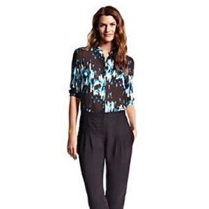 Derek Lam Abstract Sheer Shirt